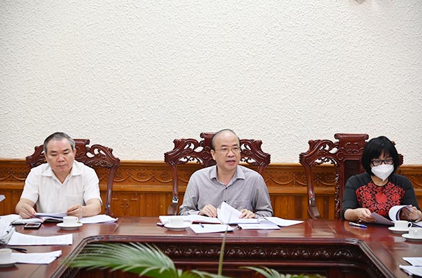 Hội nghị Ban Thường vụ đảng ủy Bộ Tư pháp tháng 04/2022
