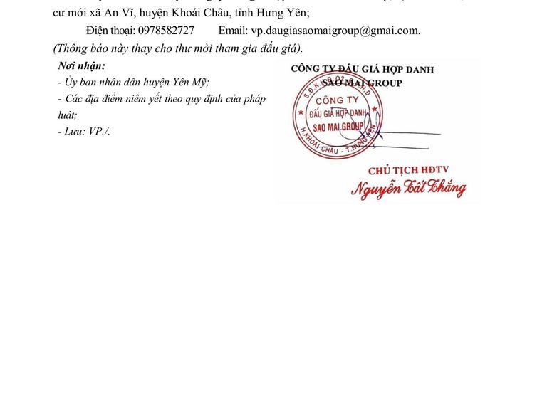 Tài sản Quyền sử dụng 50 suất đất cho nhân dân làm nhà ở tại thôn Hào Xuyên, xã Tân Lập, huyện Yên Mỹ, tỉnh Hưng Yên — ảnh 4