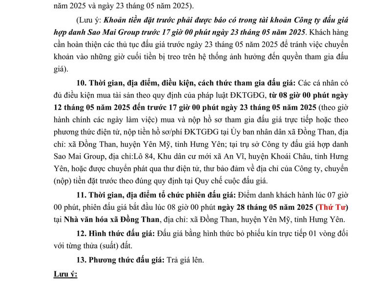 QUYỀN SỬ DỤNG 36 SUẤT ĐẤT CHO NHÂN DÂN LÀM NHÀ Ở TẠI XÃ ĐỒNG THAN, HUYỆN YÊN MỸ — ảnh 3