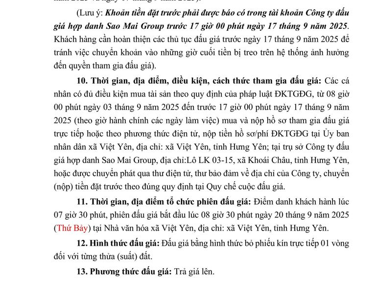 QUYỀN SỬ DỤNG 21 SUẤT ĐẤT CHO NHÂN DÂN LÀM NHÀ Ở TẠI XÃ VIỆT YÊN, TỈNH HƯNG YÊN — ảnh 5