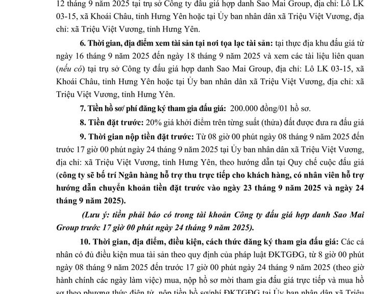 Quyền sử dụng đất 115 thửa đất cho nhân dân làm nhà ở tại Khu dân cư nông thôn mới Xuân Đình, xã Triệu Việt Vương (Phạm Hồng Thái cũ), tỉnh Hưng Yên – Đợt 1 gồm 57 thửa (suất) đất — ảnh 3