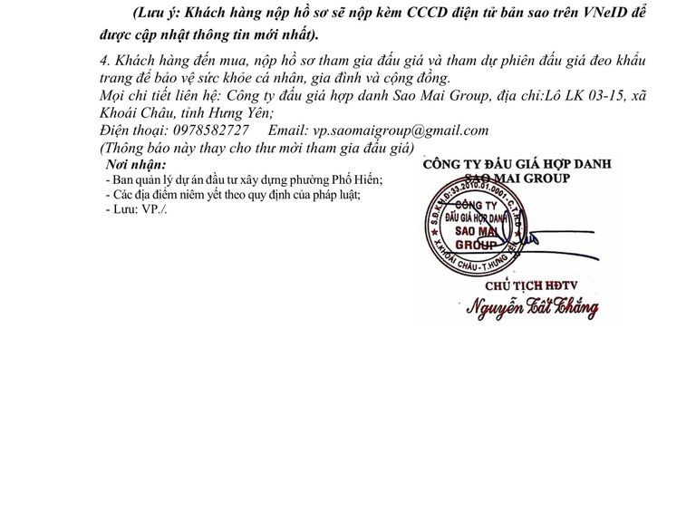 Quyền sử dụng đất cho Nhân dân làm nhà ở tại các thửa đất của các khu đấu giá trên địa bàn phường Phố Hiến đợt 02 năm 2025 — ảnh 3