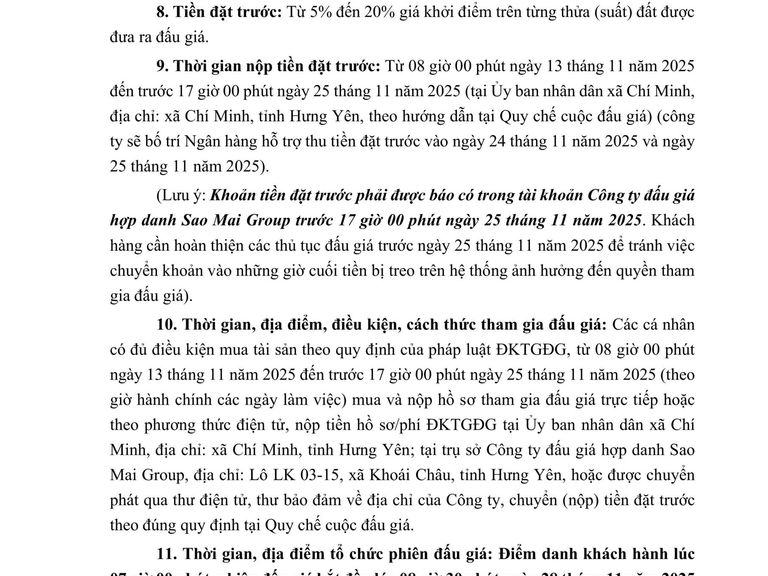 Quyền sử dụng đất cho nhân dân làm nhà ở tại Khu dân cư mới xã Đại Hưng, huyện Khoái Châu (cũ) nay là xã Chí Minh, tỉnh Hưng Yên — ảnh 4