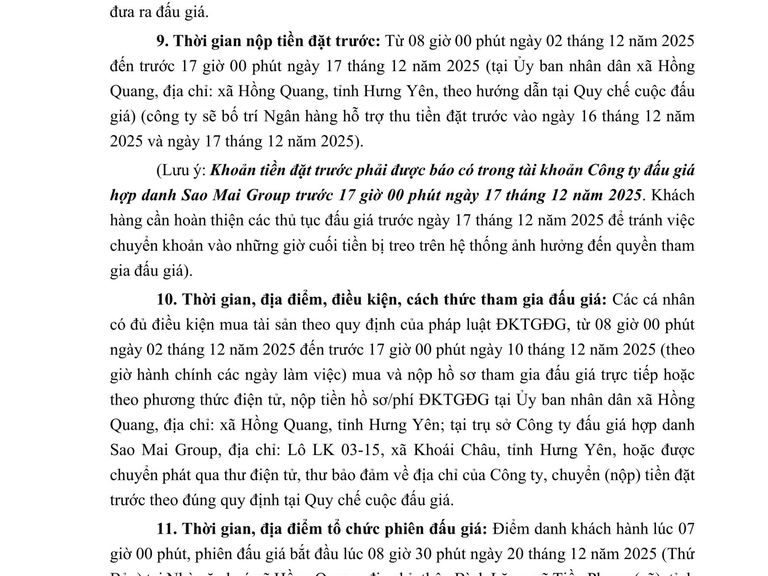Quyền sử dụng 27 suất đất cho nhân dân làm nhà ở tại thôn 6 và thôn Bích Tràng, xã Hồng Quang, tỉnh Hưng Yên — ảnh 3