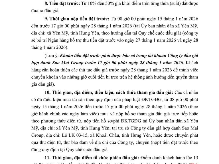 Quyền sử dụng 38 suất đất cho nhân dân làm nhà ở tại thôn Tử Dương, xã yên Mỹ, tỉnh Hưng Yên — ảnh 2