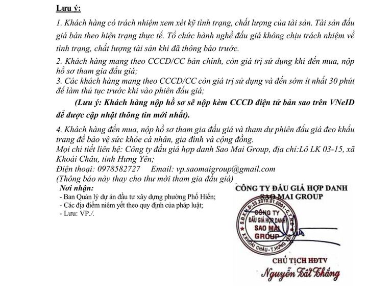 Quyền sử dụng đất cho Nhân dân làm nhà ở tại các thửa đất của các khu đấu giá trên địa bàn phường Phố Hiến đợt 2 năm 2026 — ảnh 4