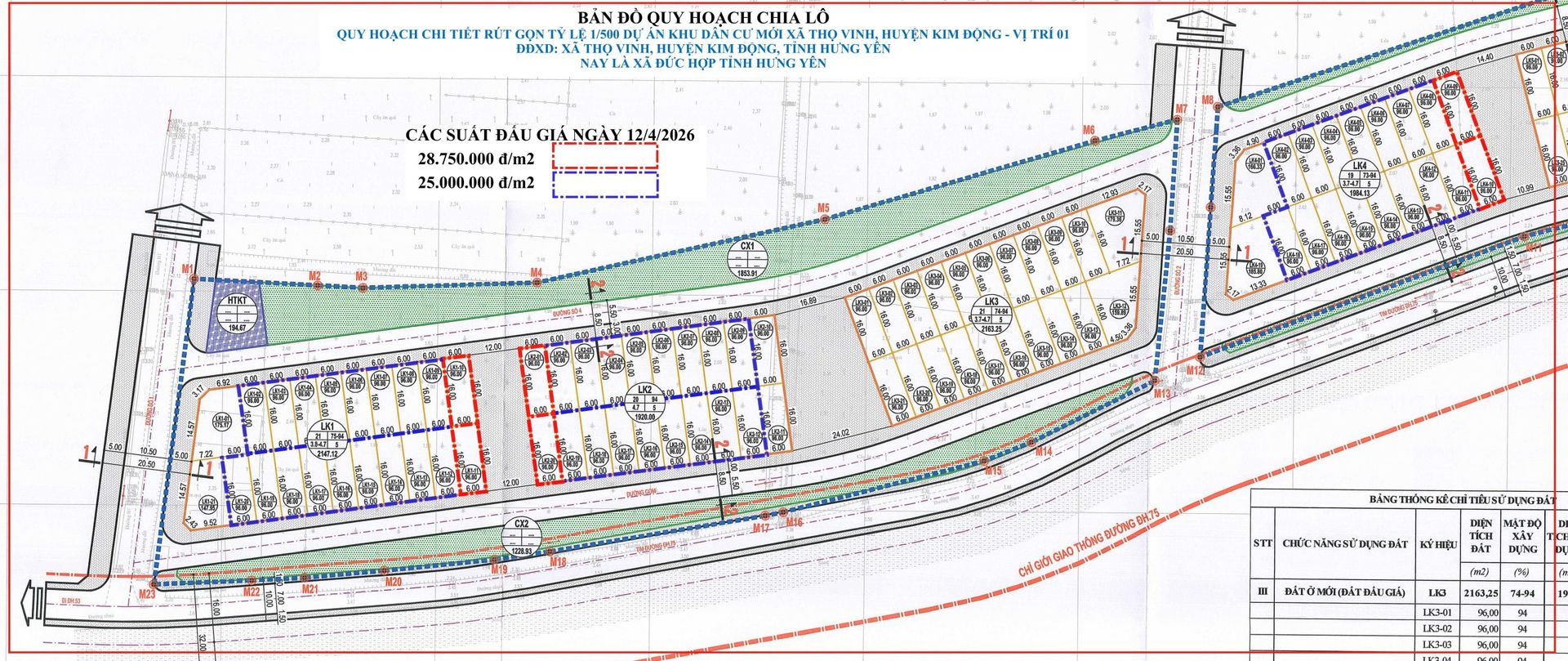 Quyền sử dụng 54 suất đất cho nhân dân làm nhà ở tại xã Thọ Vinh, huyện Kim Động – vị trí số 02 nay là xã Đức Hợp, tỉnh Hưng Yên