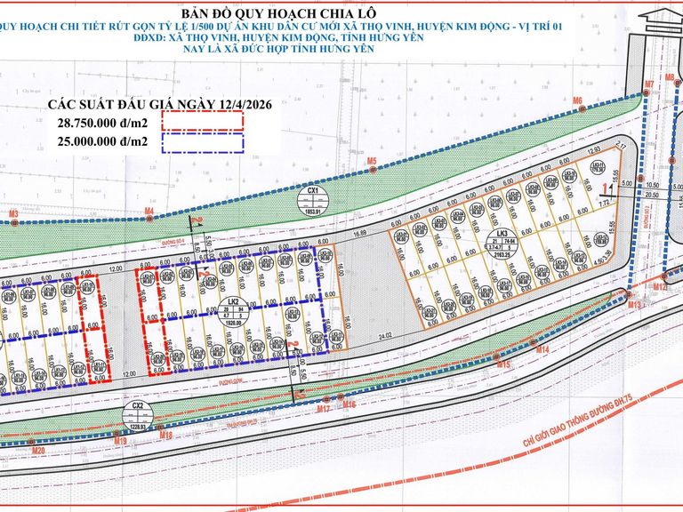 Quyền sử dụng 54 suất đất cho nhân dân làm nhà ở tại xã Thọ Vinh, huyện Kim Động – vị trí số 02 nay là xã Đức Hợp, tỉnh Hưng Yên