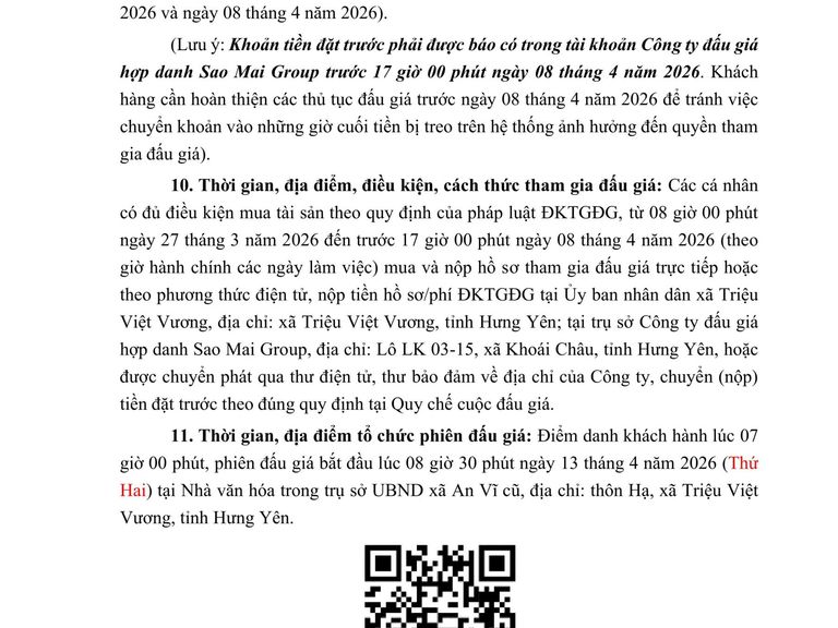 Quyền sử dụng 71 suất đất cho nhân dân làm nhà ở trên địa bàn xã Triệu Việt Vương, tỉnh Hưng Yên — ảnh 4