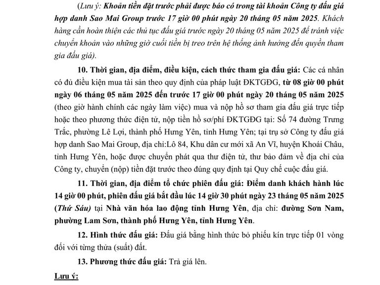 QUYỀN SỬ DỤNG 131 SUẤT ĐẤT CHO NHÂN DÂN LÀM NHÀ Ở TẠI XÃ NGUYÊN HÒA, HUYỆN PHÙ CỪ, TỈNH HƯNG YÊN — ảnh 4