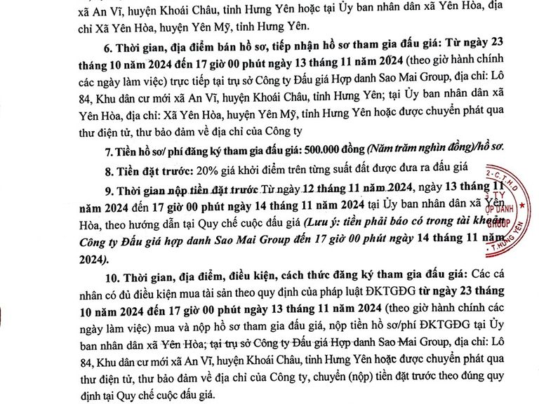 Quyền sử dụng 35 suất đất cho nhân dân làm nhà ở tại thôn Khóa Nhu, xã Yên Hòa, huyện Yên Mỹ, tỉnh Hưng Yên — ảnh 3