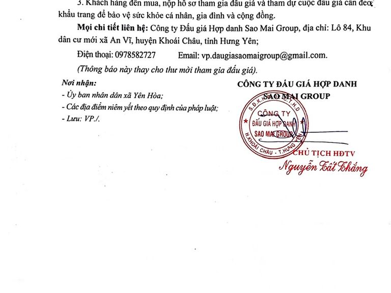 Quyền sử dụng 35 suất đất cho nhân dân làm nhà ở tại thôn Khóa Nhu, xã Yên Hòa, huyện Yên Mỹ, tỉnh Hưng Yên — ảnh 4